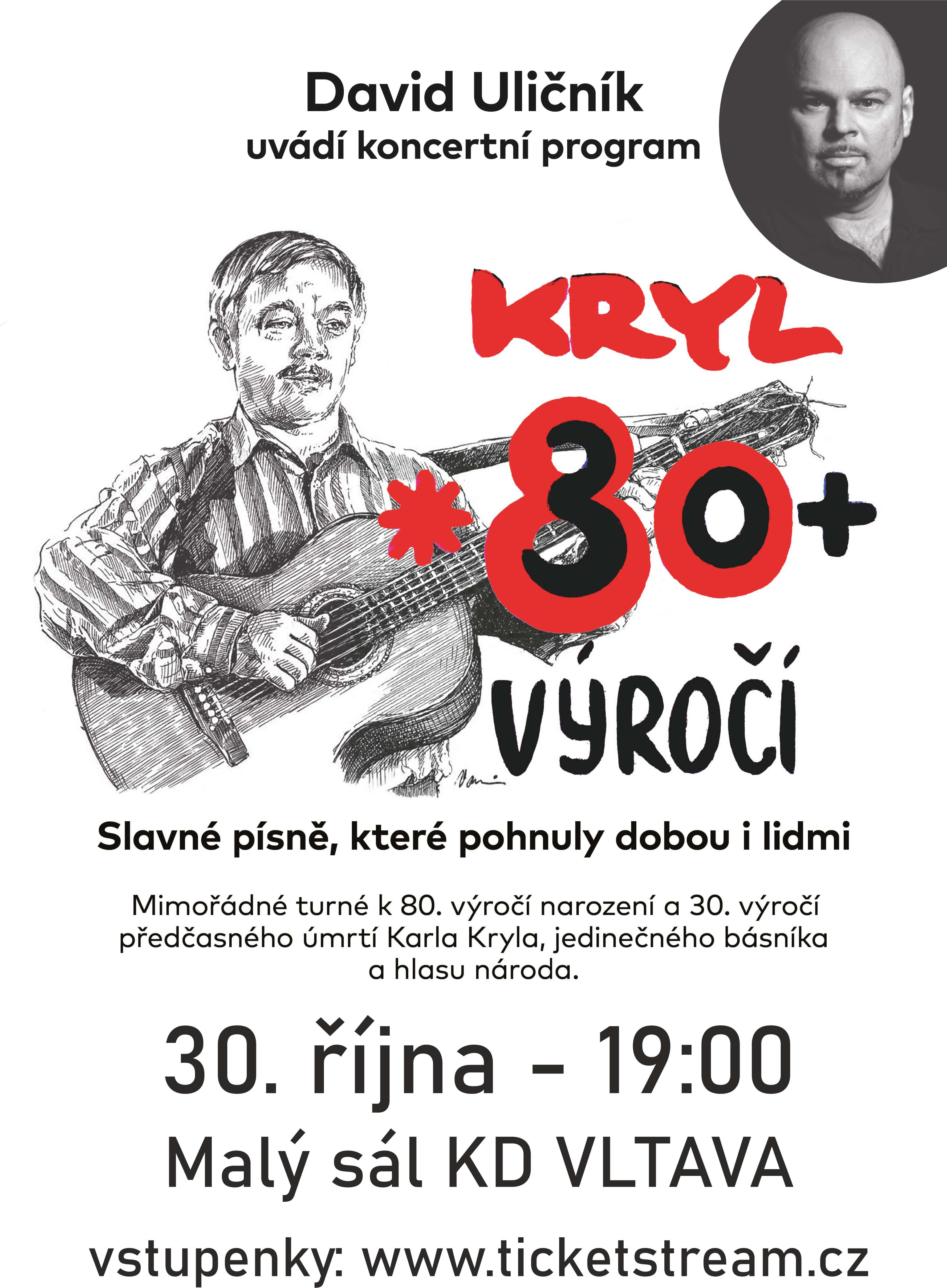 středa 30.10.2024 Karel Kryl 80 + 30 výročí