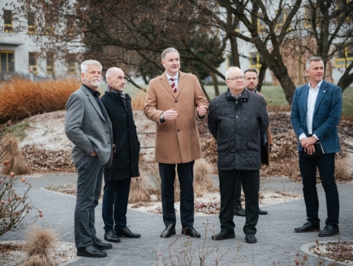 Prezident Petr Pavel navštívil Nemocnici České Budějovice